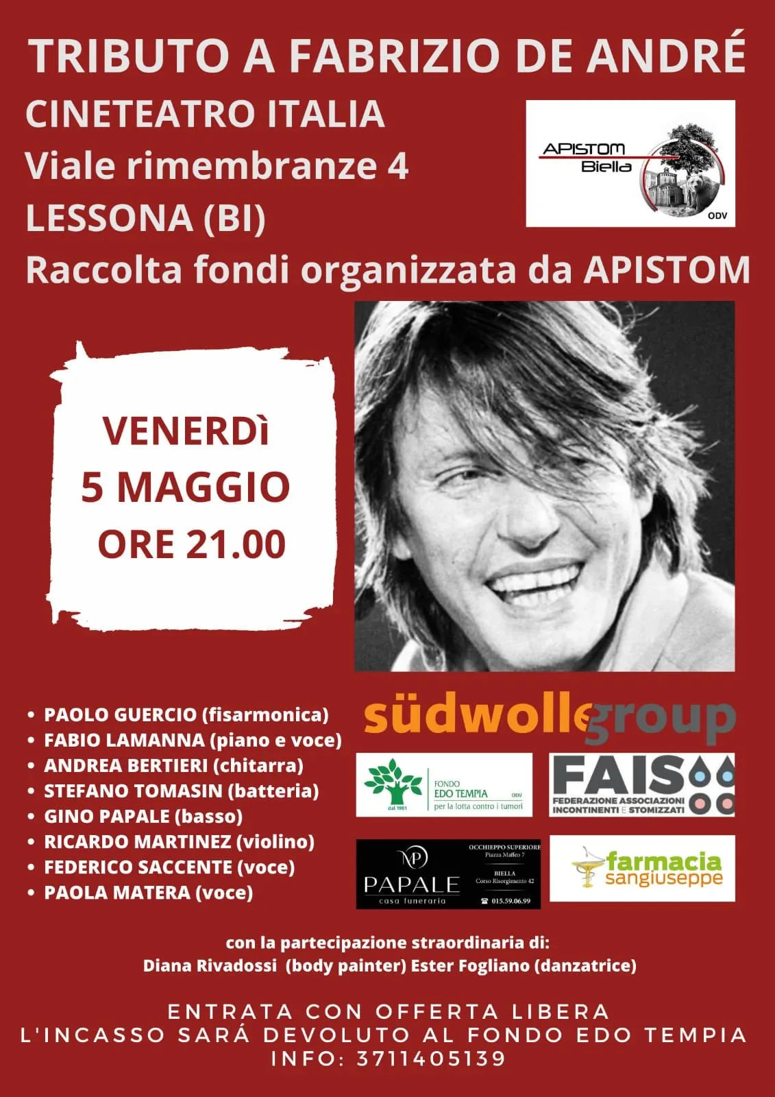 Tributo a Fabrizio De Andrè