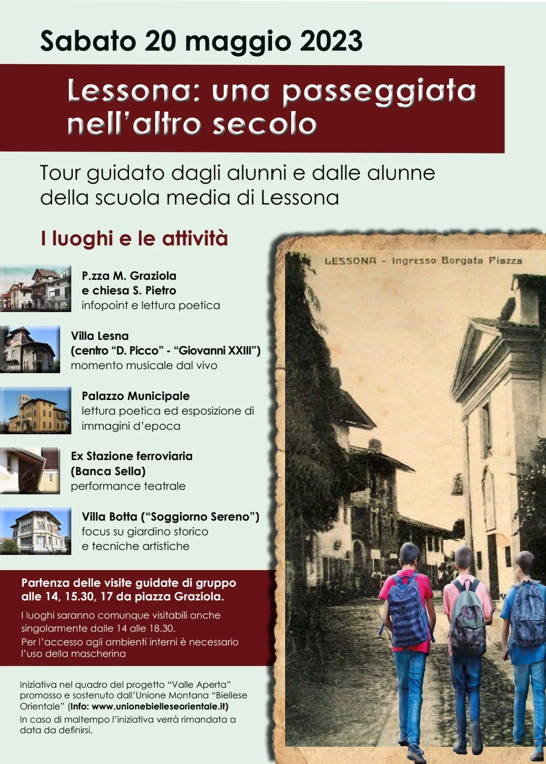 [RINVIATO A DATA DA DESTINARSI] Una passeggiata nell'altro secolo